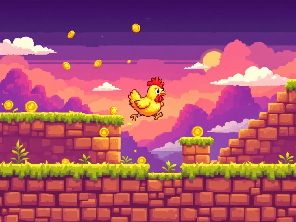 Batalha contra Robô - Chicken Road